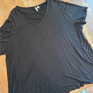Cato Black Oversized Short Sleeve T-Shirt
